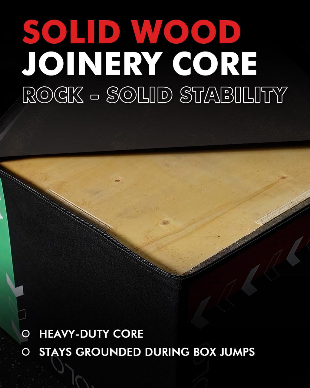 3-in-1 Foam Plyometric Box with Wood Core I78453