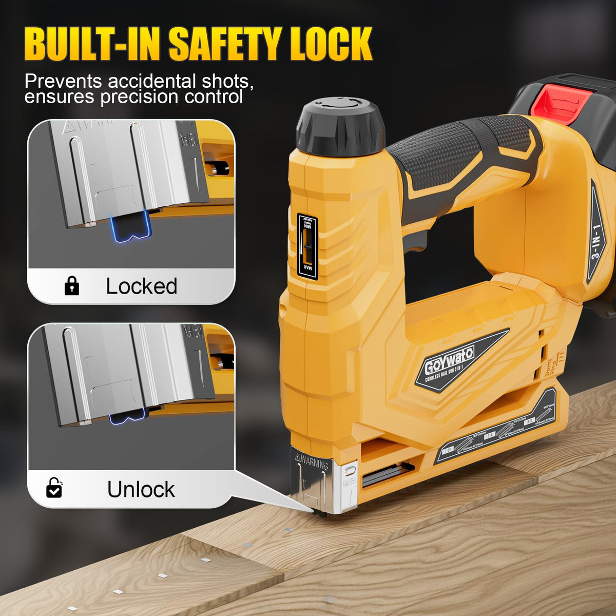 21V Cordless Staple Gun B310594