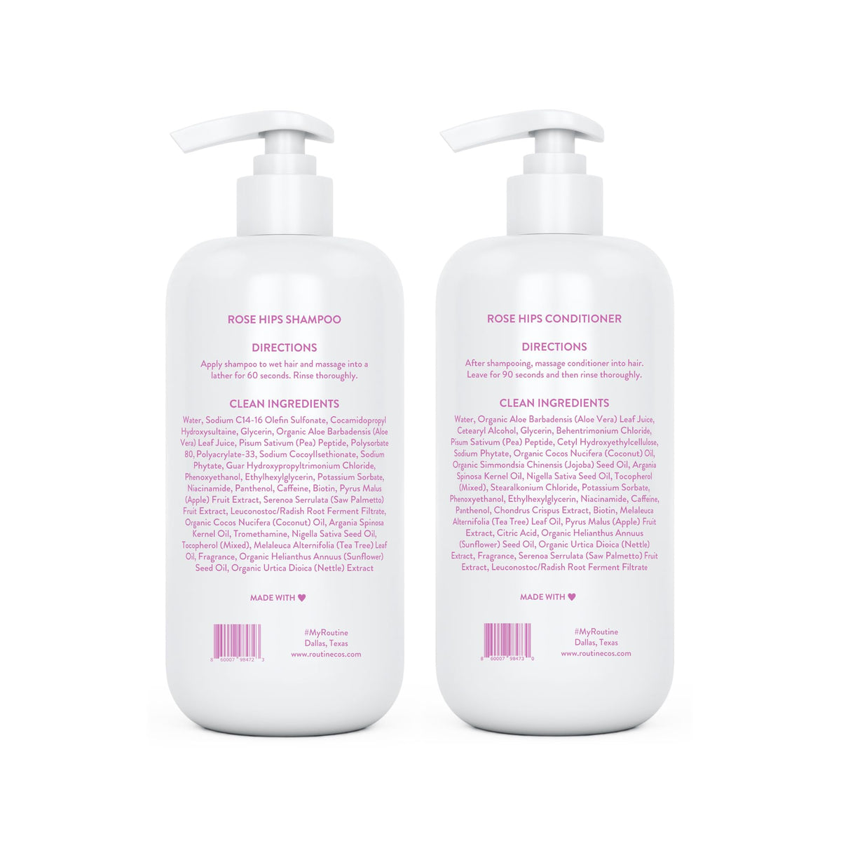 Biotin Color Safe Sulfate-Free Shampoo and Conditioner Set and Hair Serum R3960