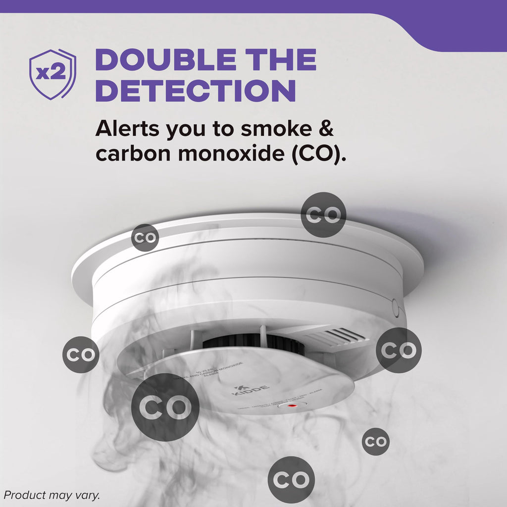 Hardwired Smoke & Carbon Monoxide Detector, 2 Pack R7463