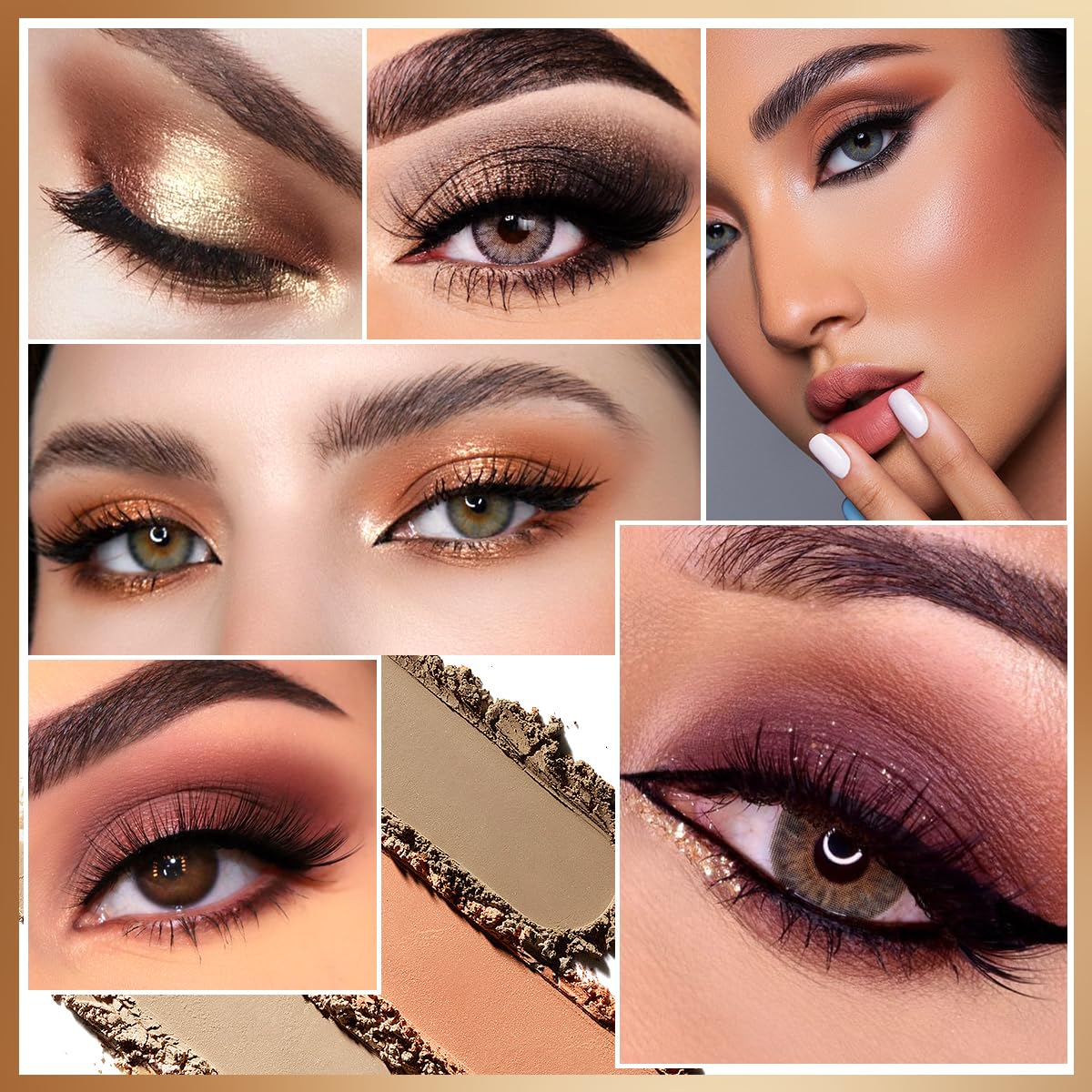 25 Color Matte Shimmer Eyeshadow Palette A966