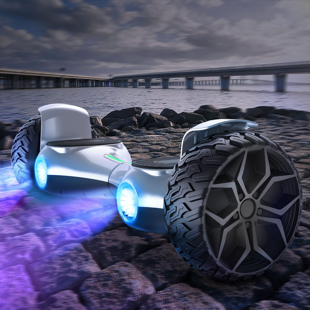 8.5" Offroad Hoverboard with Lights and Bluetooth M14022