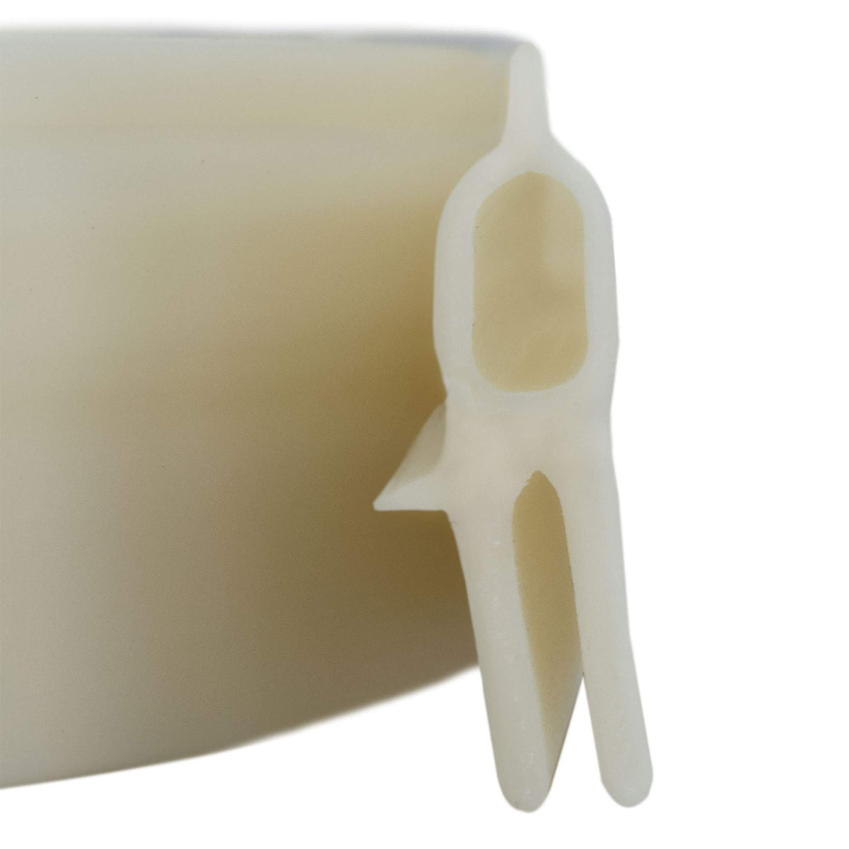 White Vinyl RV Roof Vent Seal 1 Pack Y144537