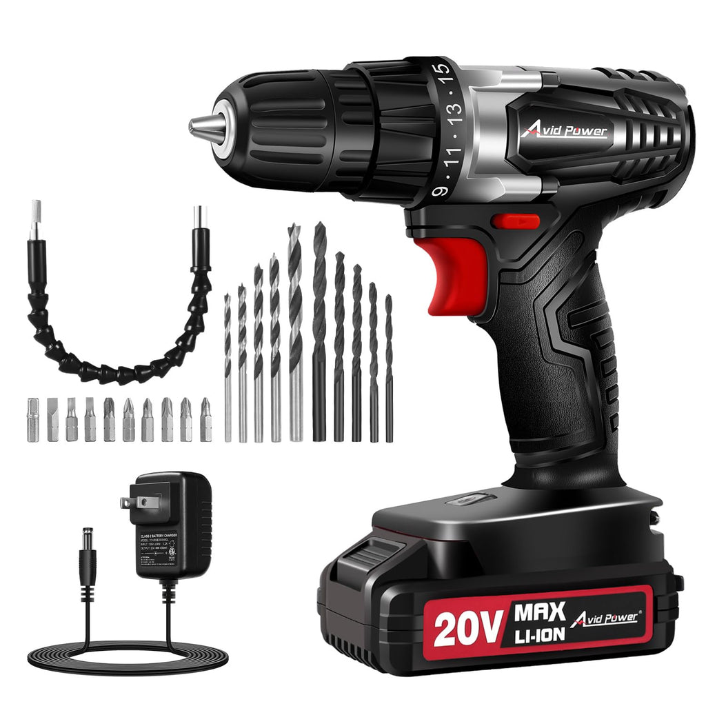 20V Cordless Electric Drill Set W450330