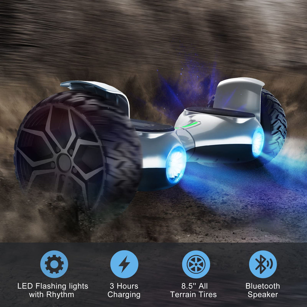 8.5" Offroad Hoverboard with Lights and Bluetooth M14022