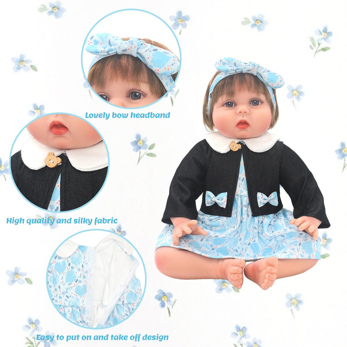 2 Sets Doll Clothes for 20-22 Inch Dolls I592308