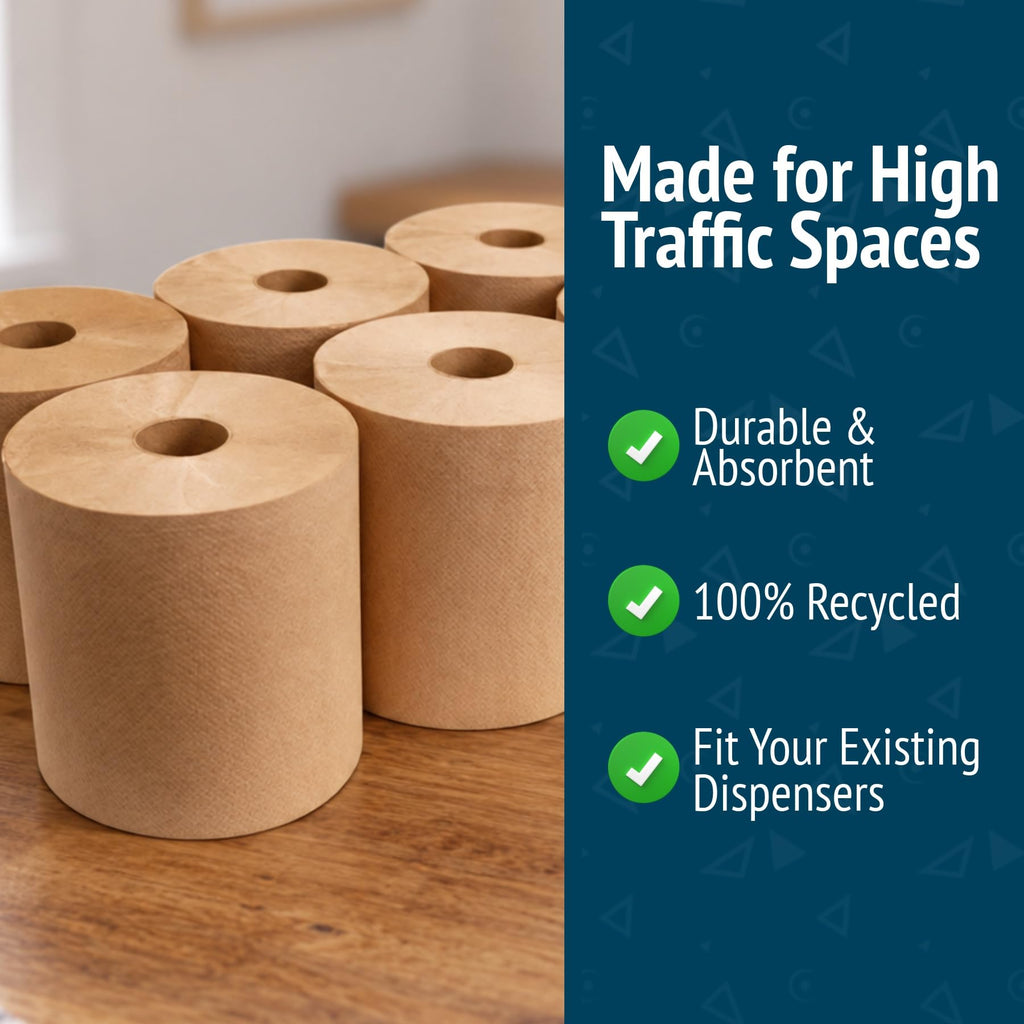Brown Hardwound Roll Towels G60469