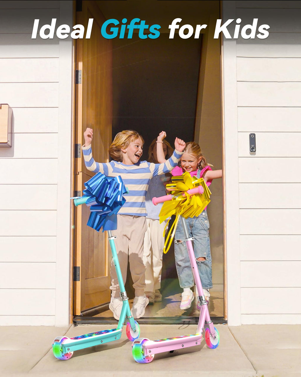Electric Scooter for Kids, 5 MPH, LED Light-Up Wheels, Ages 3-8 L47285