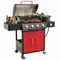 4 Burner Propane Gas Grill with Side Burner O29299