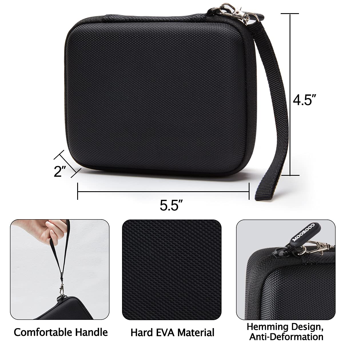 Guitar Pick Holder Case Black V193