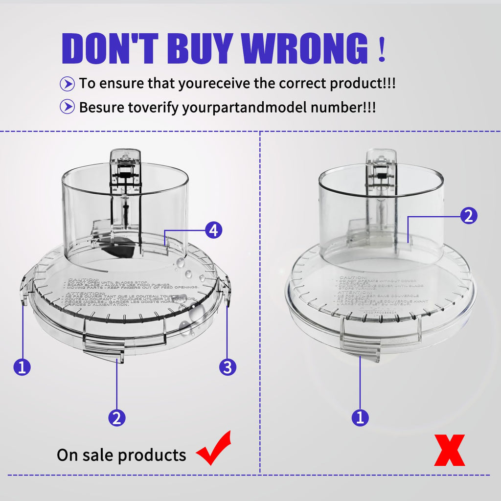 Food Processor Work Bowl Lid Z39943
