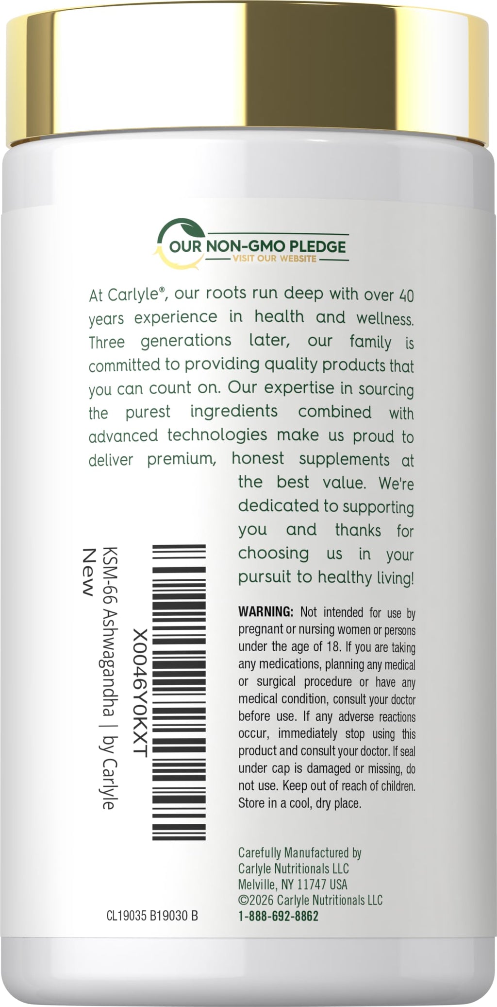 Ashwagandha Root Extract 600mg 120 Vegan Caplets P76829