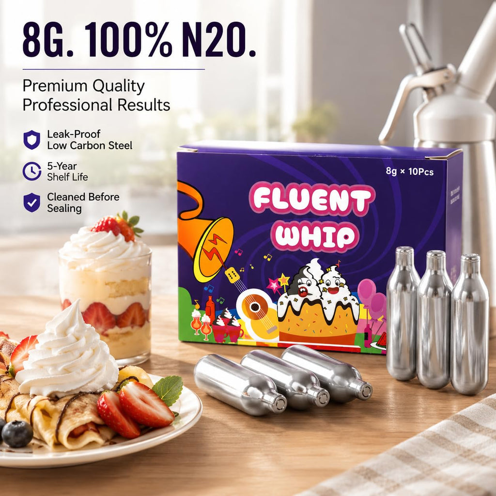 8g 10 Pack Whipped Cream Chargers X511