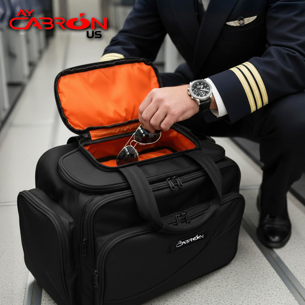 Lightweight Water-Resistant Pilot Flight Deck Bag Y8784