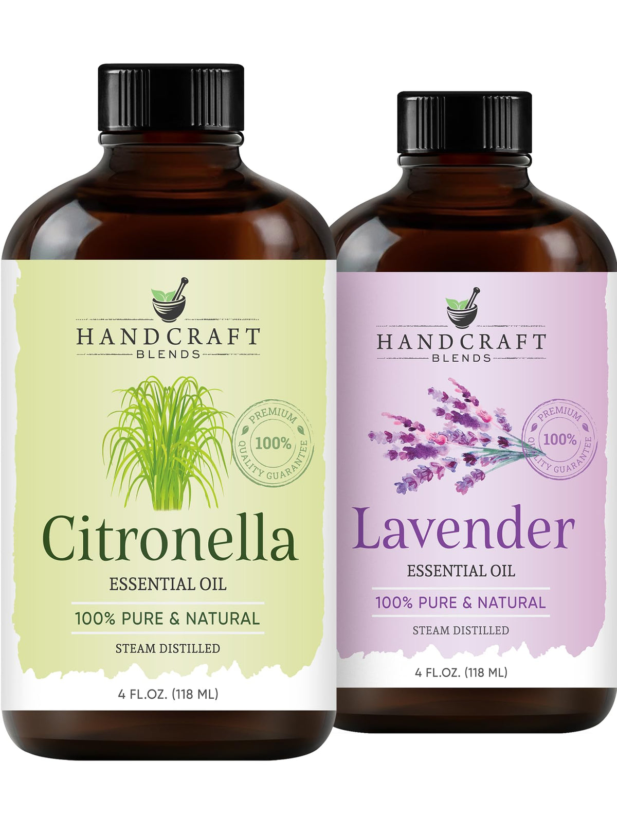 Lavender and Citronella Essential Oils 2 x 4 Fl Oz M71625