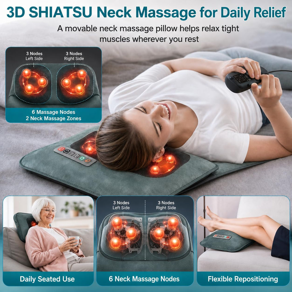 Full Body Massage Mat with Heat D284418
