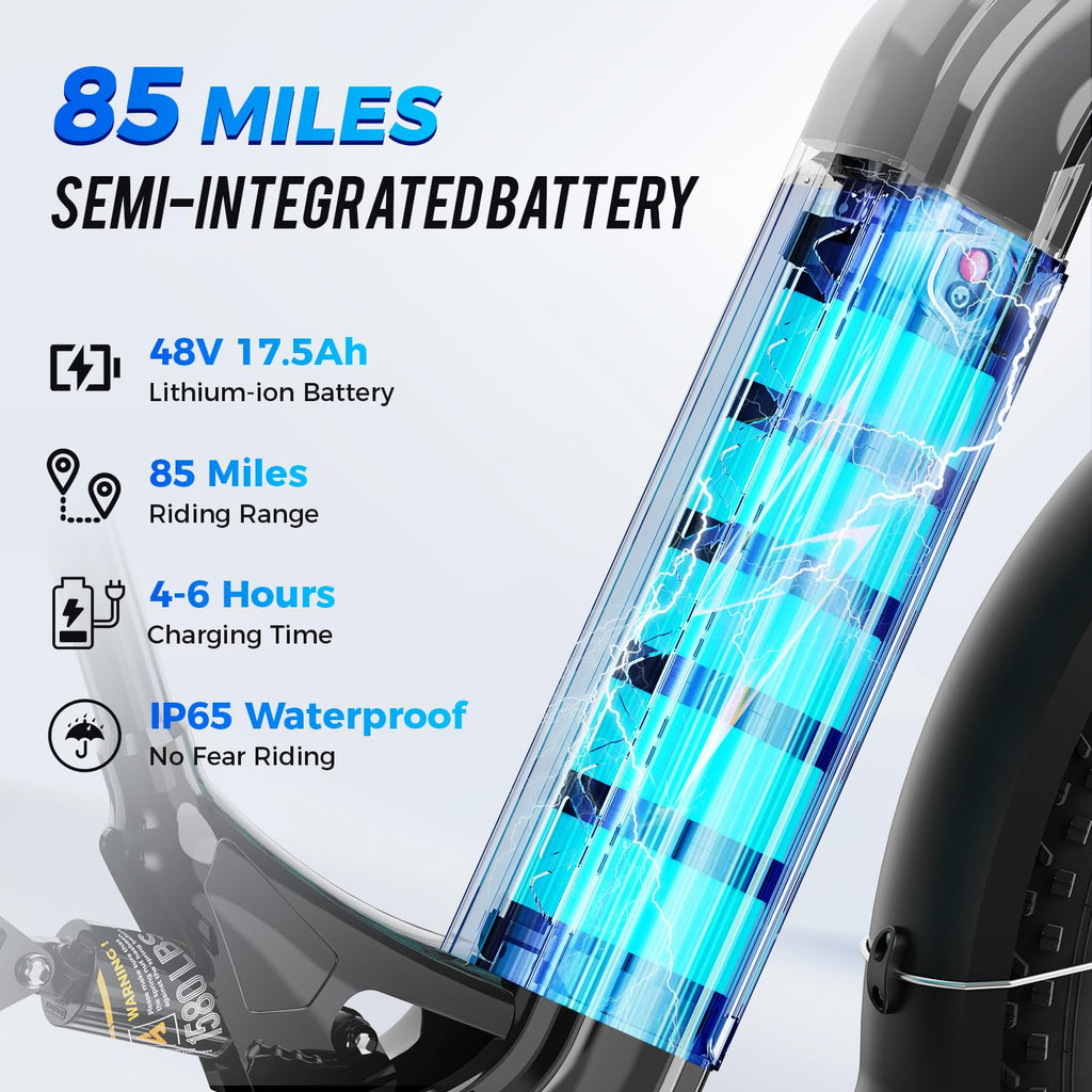 Electric Bike 26 x 4 Fat Tires C8351