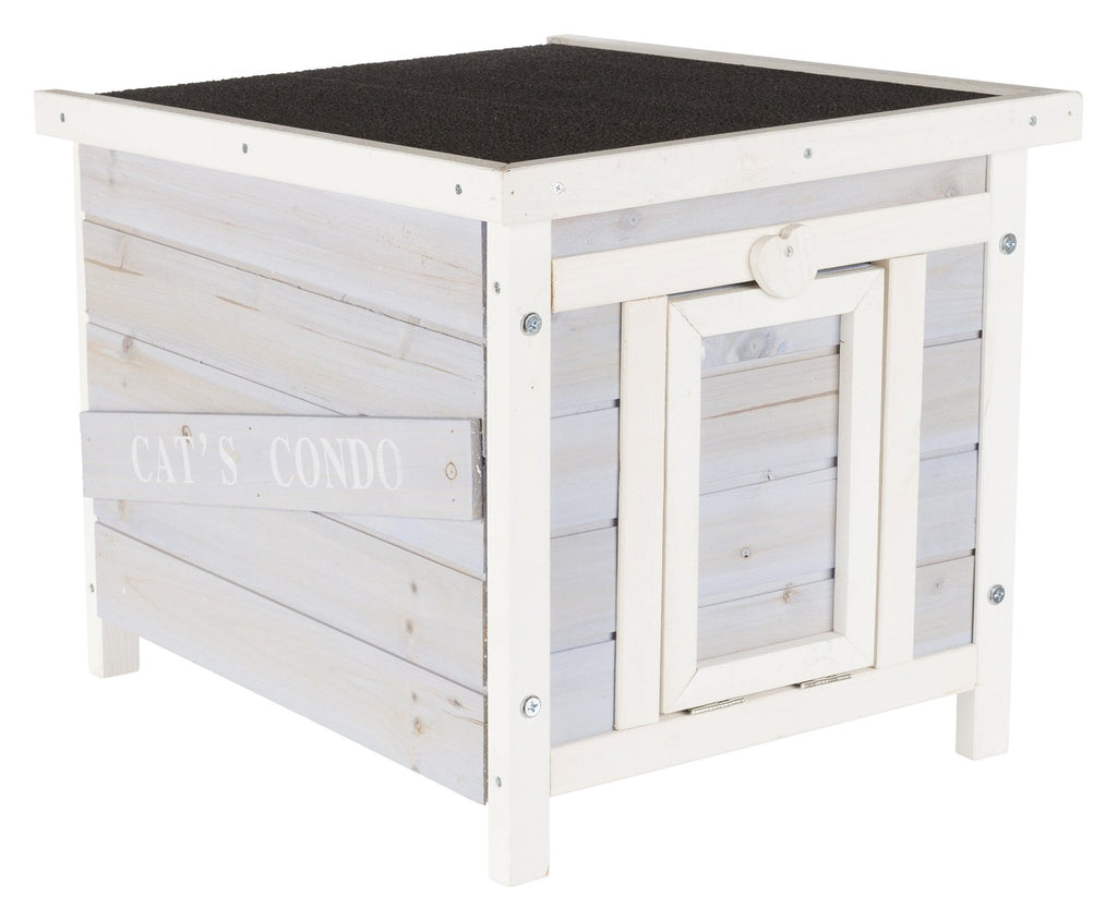 Small Outdoor Cat House with Raised Floor C545519
