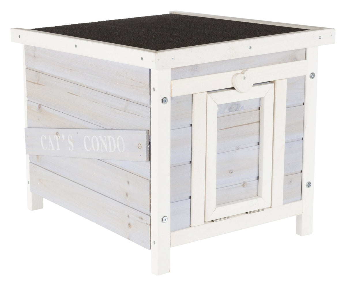 Small Outdoor Cat House with Raised Floor C545519
