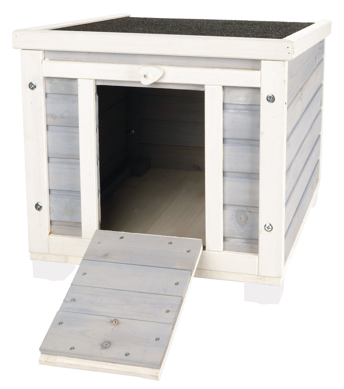 Small Outdoor Cat House with Raised Floor C545519