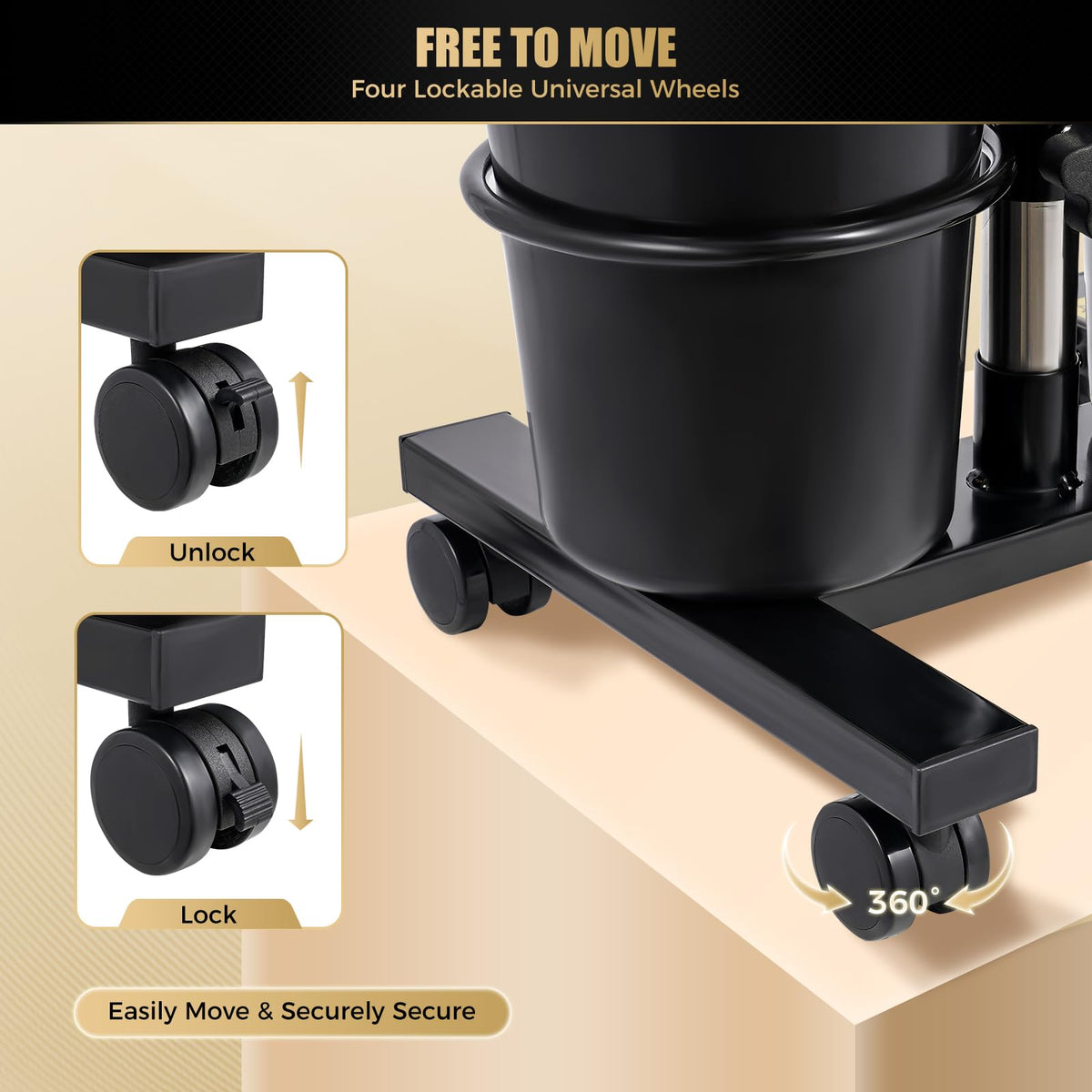 Portable Plastic Shampoo Unit with Electric Pump Q1832