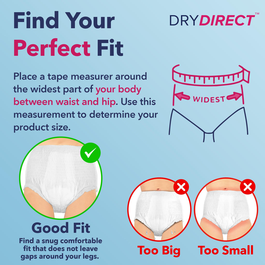 Soft Cloth-Like Overnight Disposable Incontinence Underwear XX-Large Pack of 12 D705417