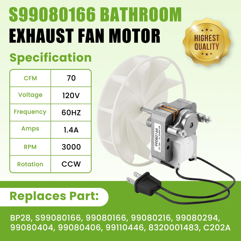 Bath Fan Motor X150893