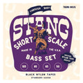 Black Nylon Tape Short Scale Bass Guitar String 50-105 C2868
