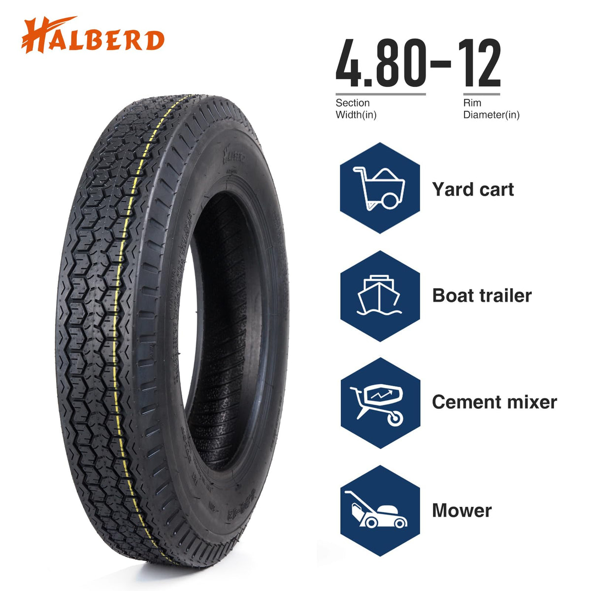 12 Trailer Tires Set of 2 I456376