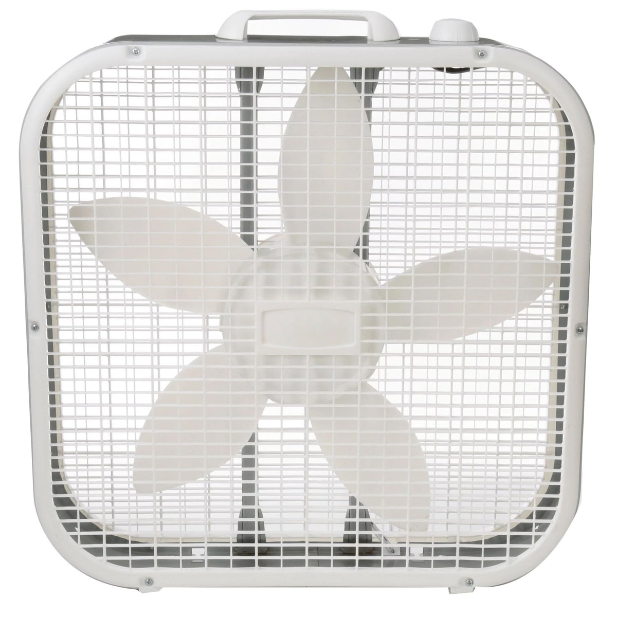 20" Weather Resistant Box Fan, 3-Speeds, White Q421
