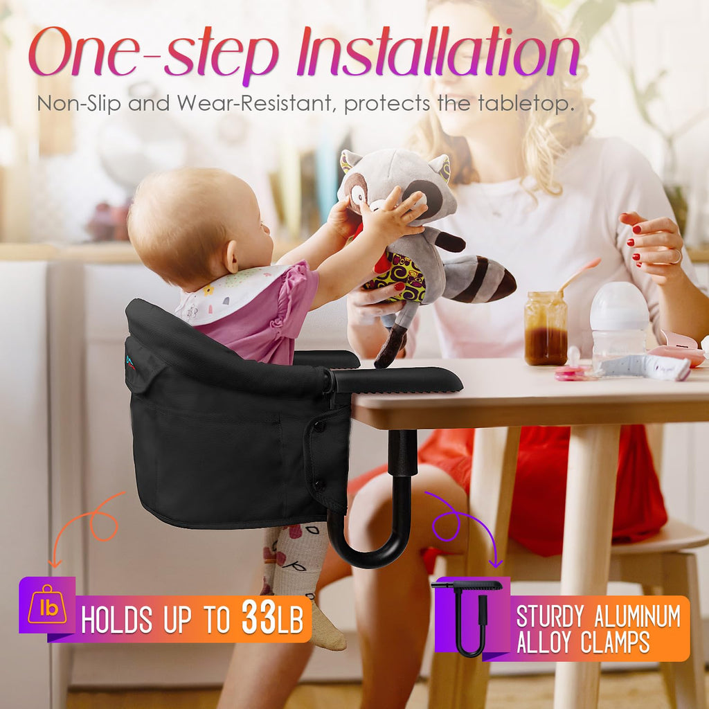 Portable Foldable High Chair with Storage Bag M804607