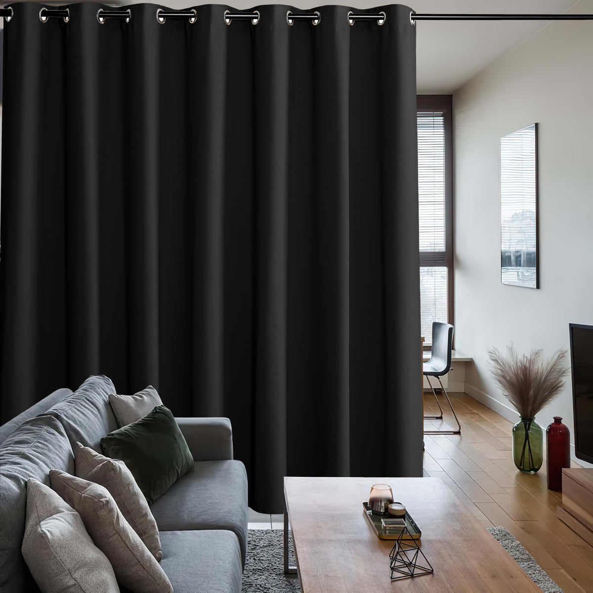 Extra Wide Blackout Curtains W332172