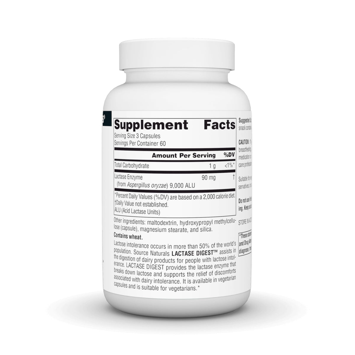 Lactase Digest 180 Vegetarian Capsules E13161