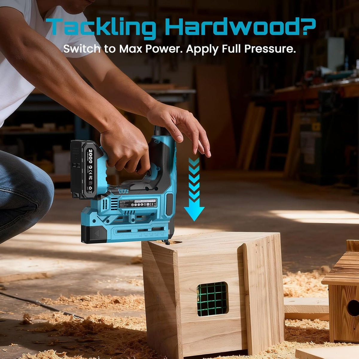 Cordless 18GA Nail Gun with Battery X613