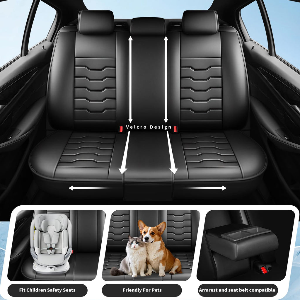 Black Car Seat Covers X405091