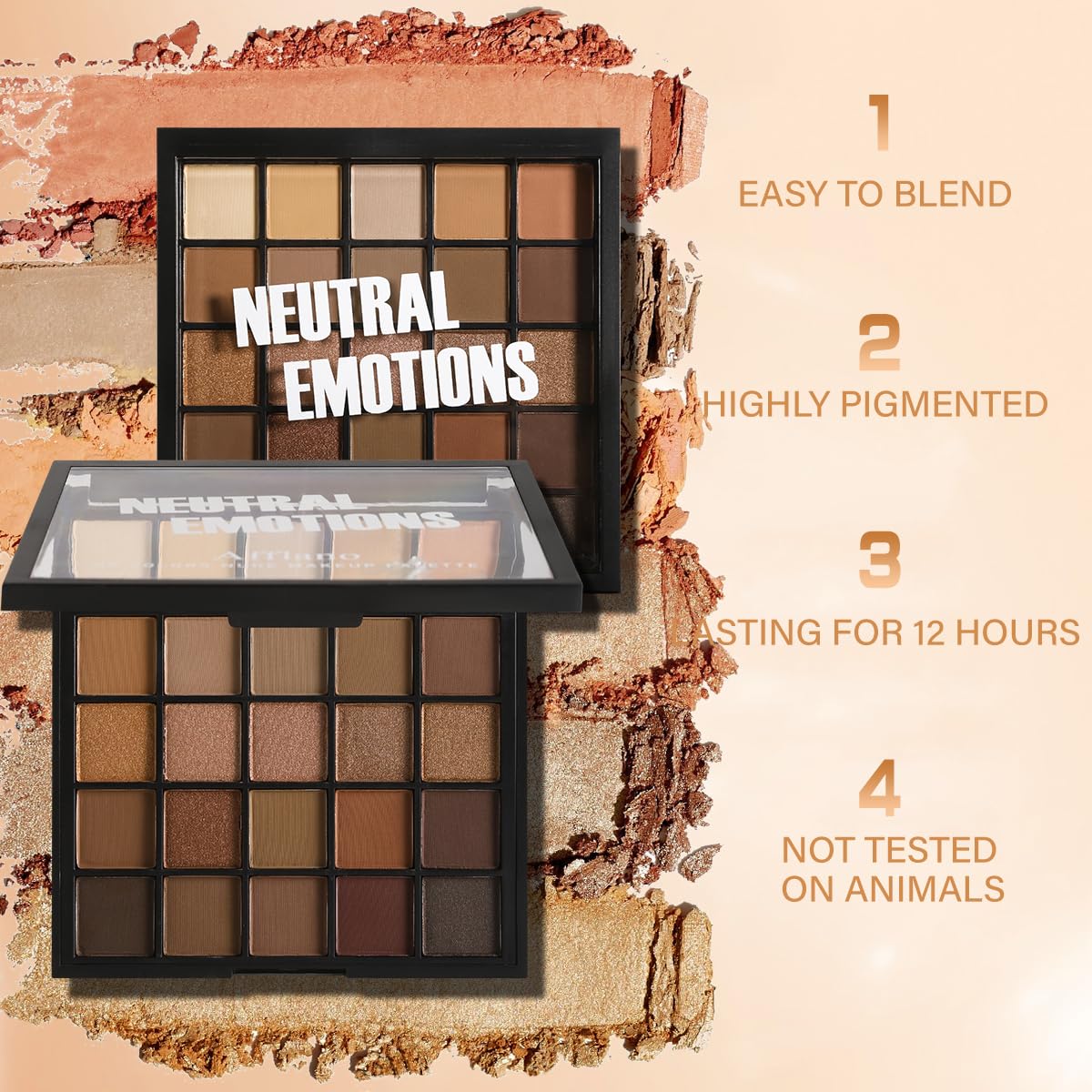 25 Color Matte Shimmer Eyeshadow Palette A966