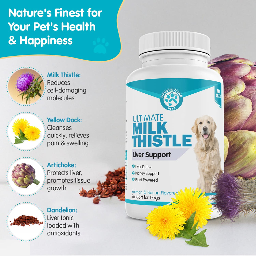 Milk Thistle for Dogs Chewable Tablets N58196