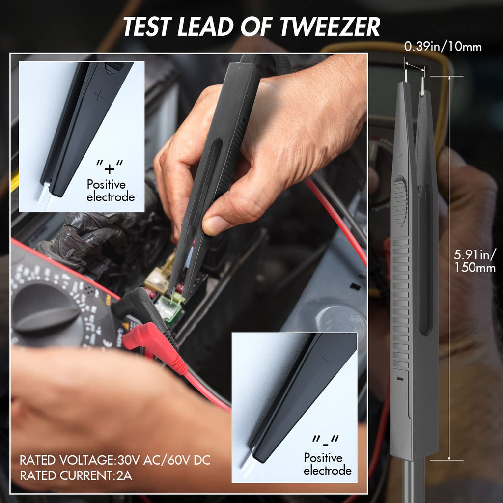 Multimeter Test Leads Set with Alligator Clips K6799