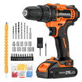 21V Cordless Drill Set with Battery Charger C21056