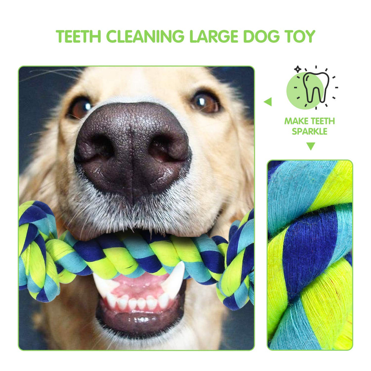 9 Pack Dog Rope Toys J630698