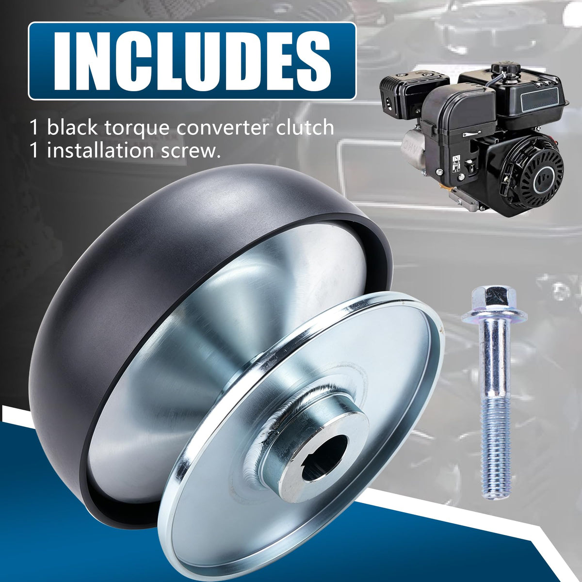 Torque Converter Driver Clutch with Mounting Screw 3/4" Bore K45568