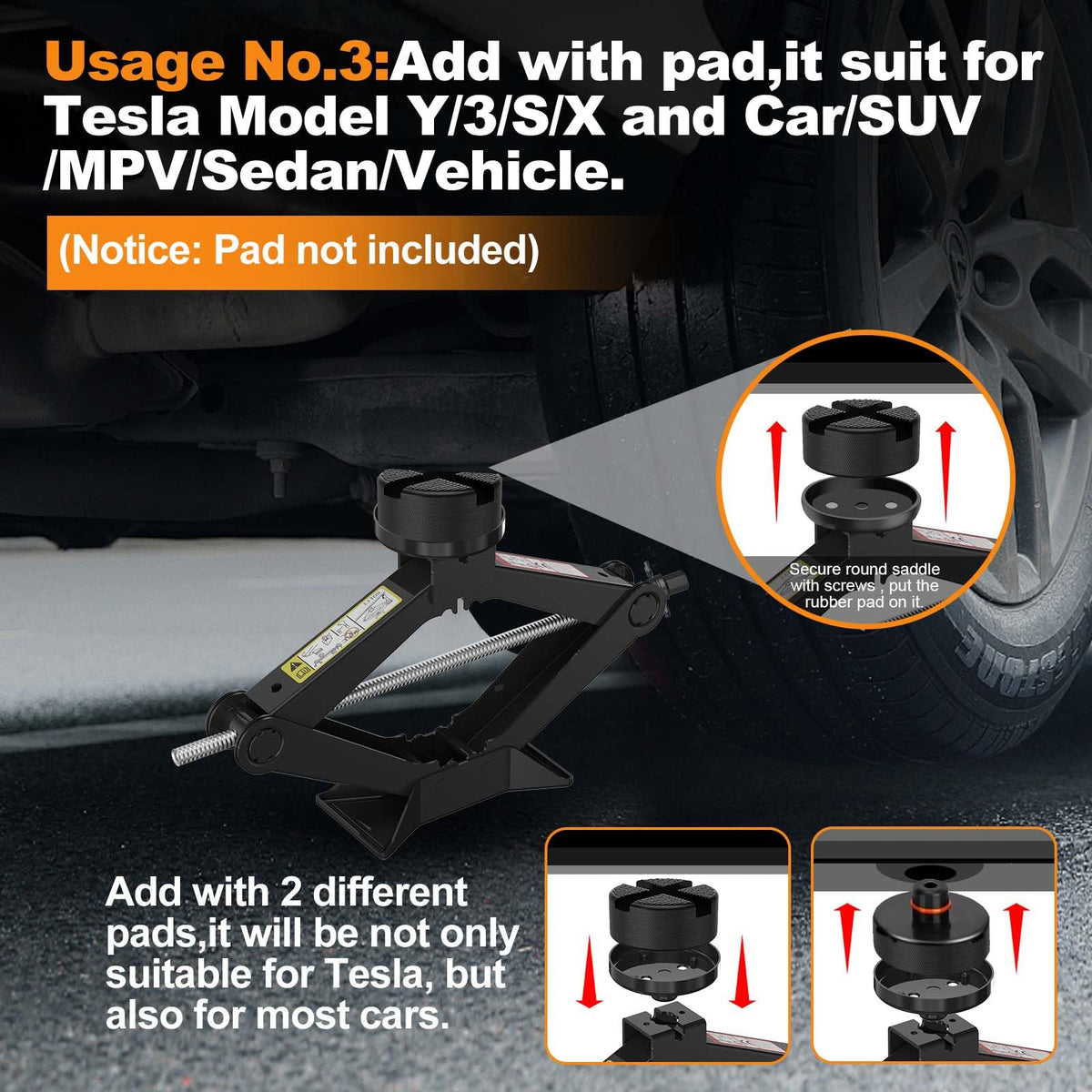 Scissor Car Jack Kit 2.5 Ton V8669