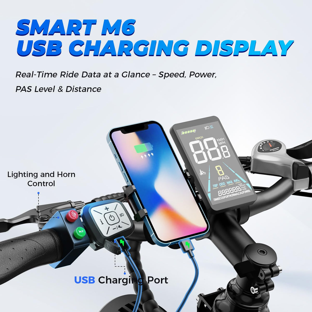 Electric Bike 26 x 4 Fat Tires C8351