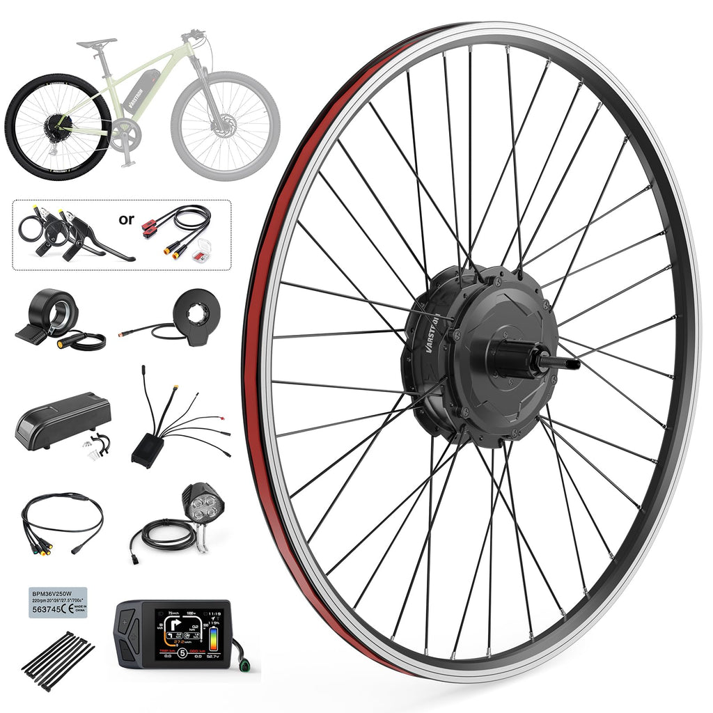 48V 750W Rear Electric Bike Conversion Kit O32004