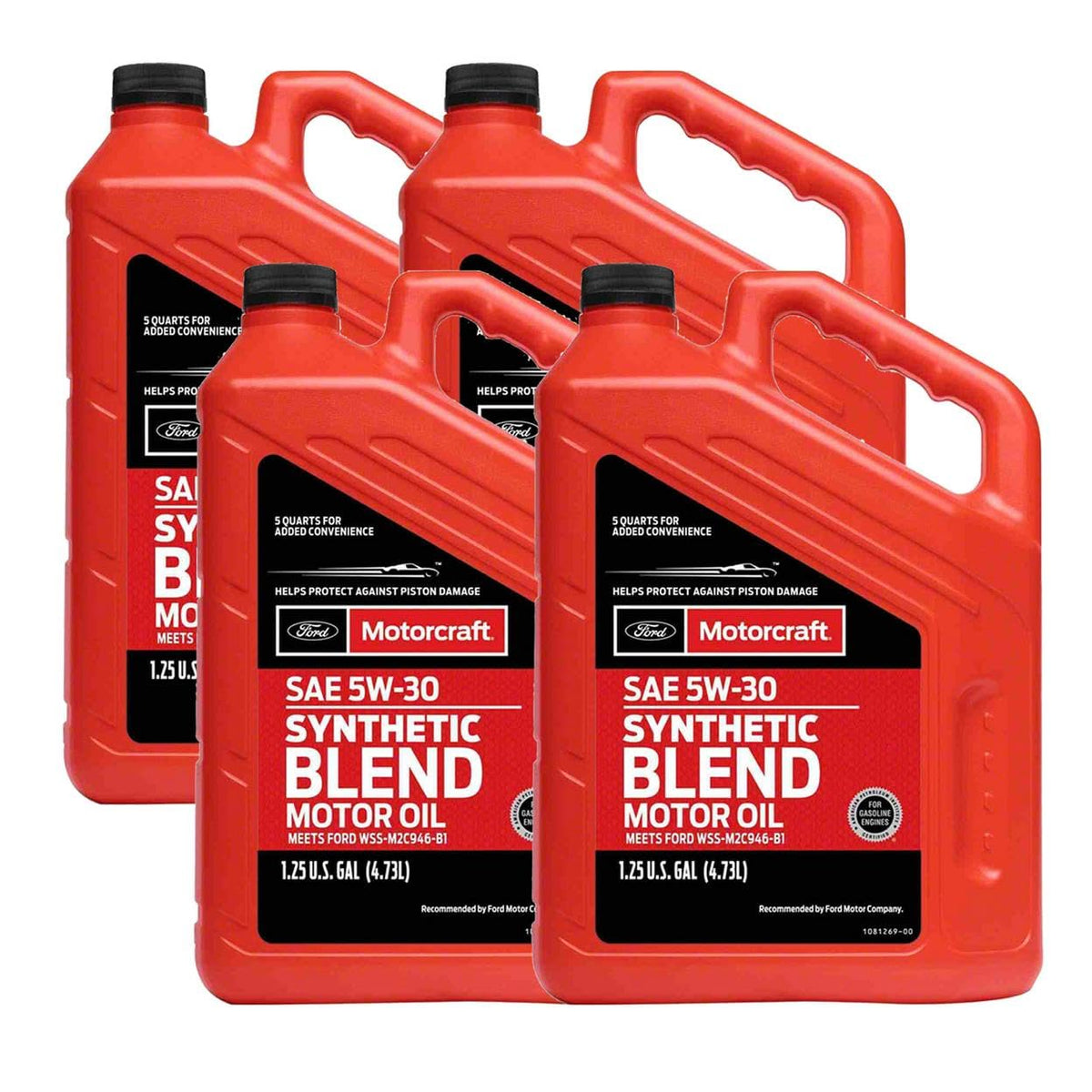 5W-30 Synthetic Blend Motor Oil 20 Quart F43107