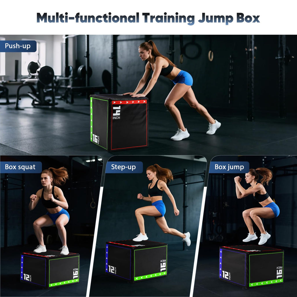 3 in 1 Foam Plyometric Jump Box V4223