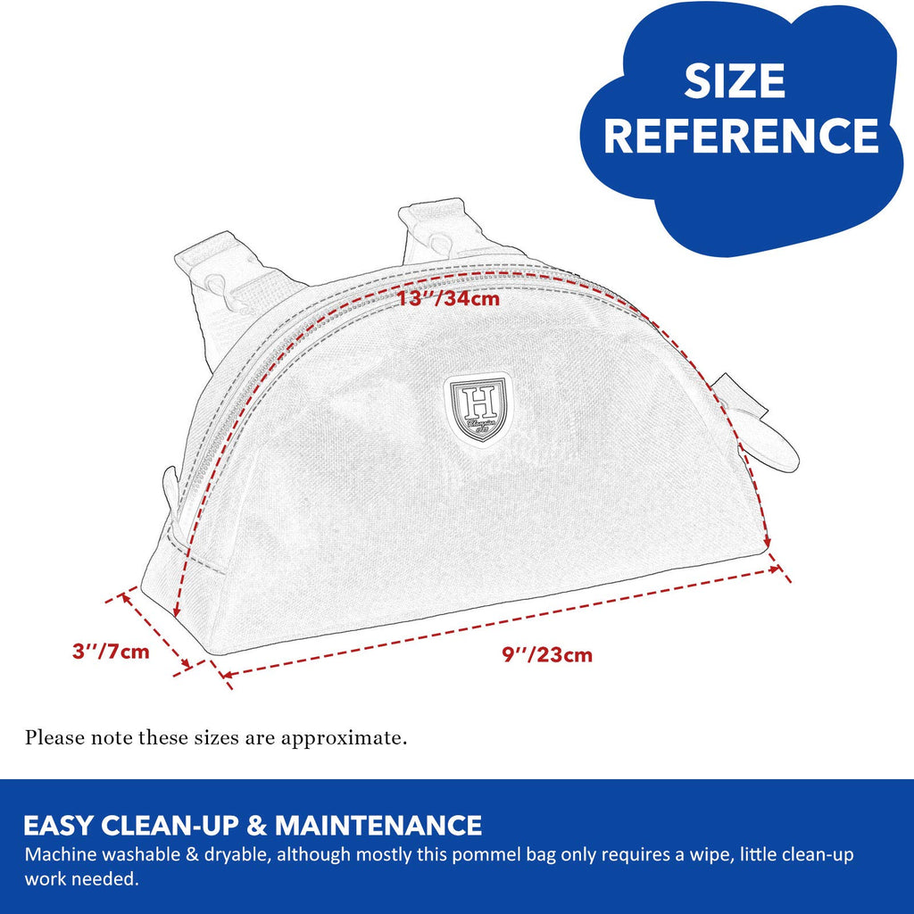 Saddle Pommel Pocket with Waterproof Fabric Pouch C924
