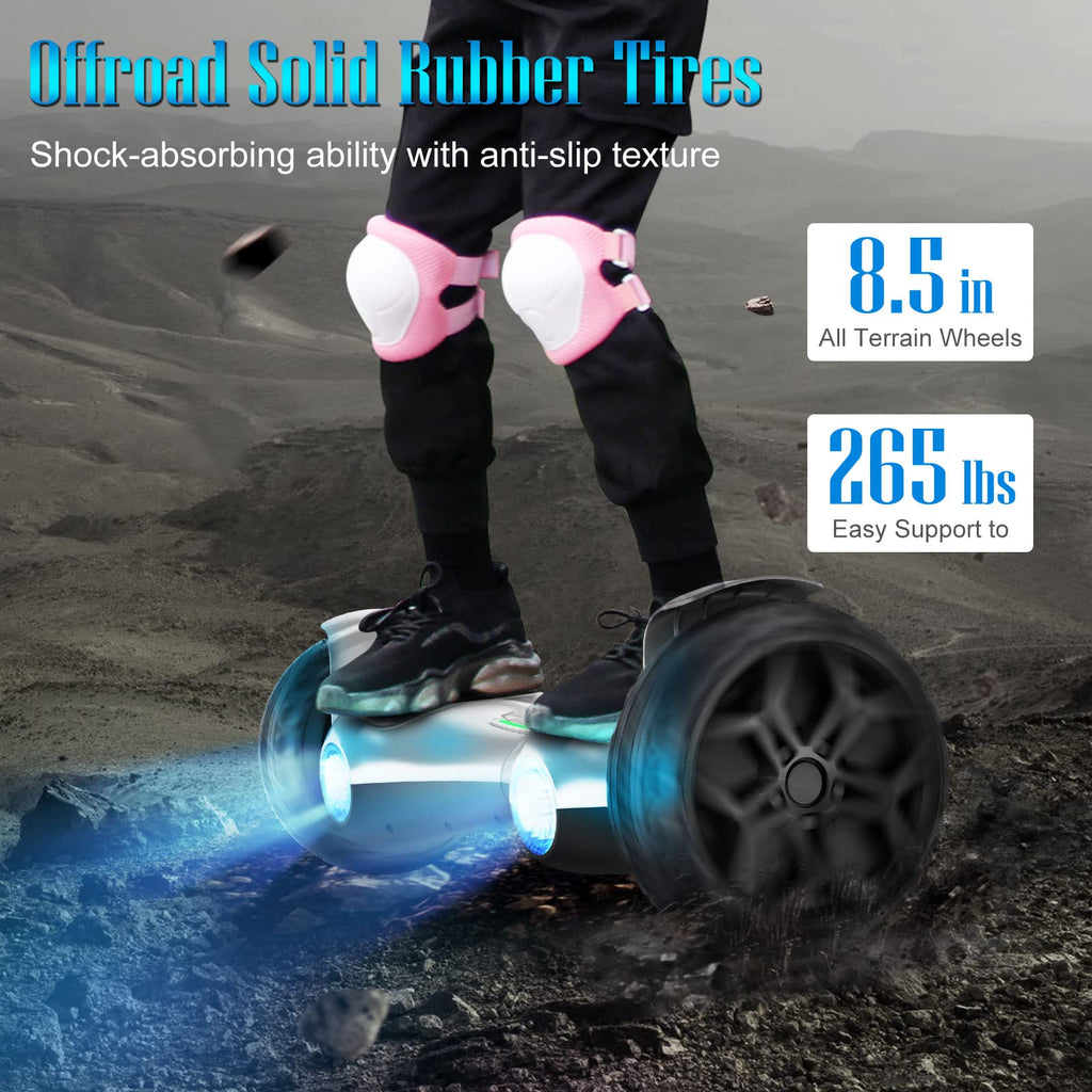 8.5" Offroad Hoverboard with Lights and Bluetooth M14022