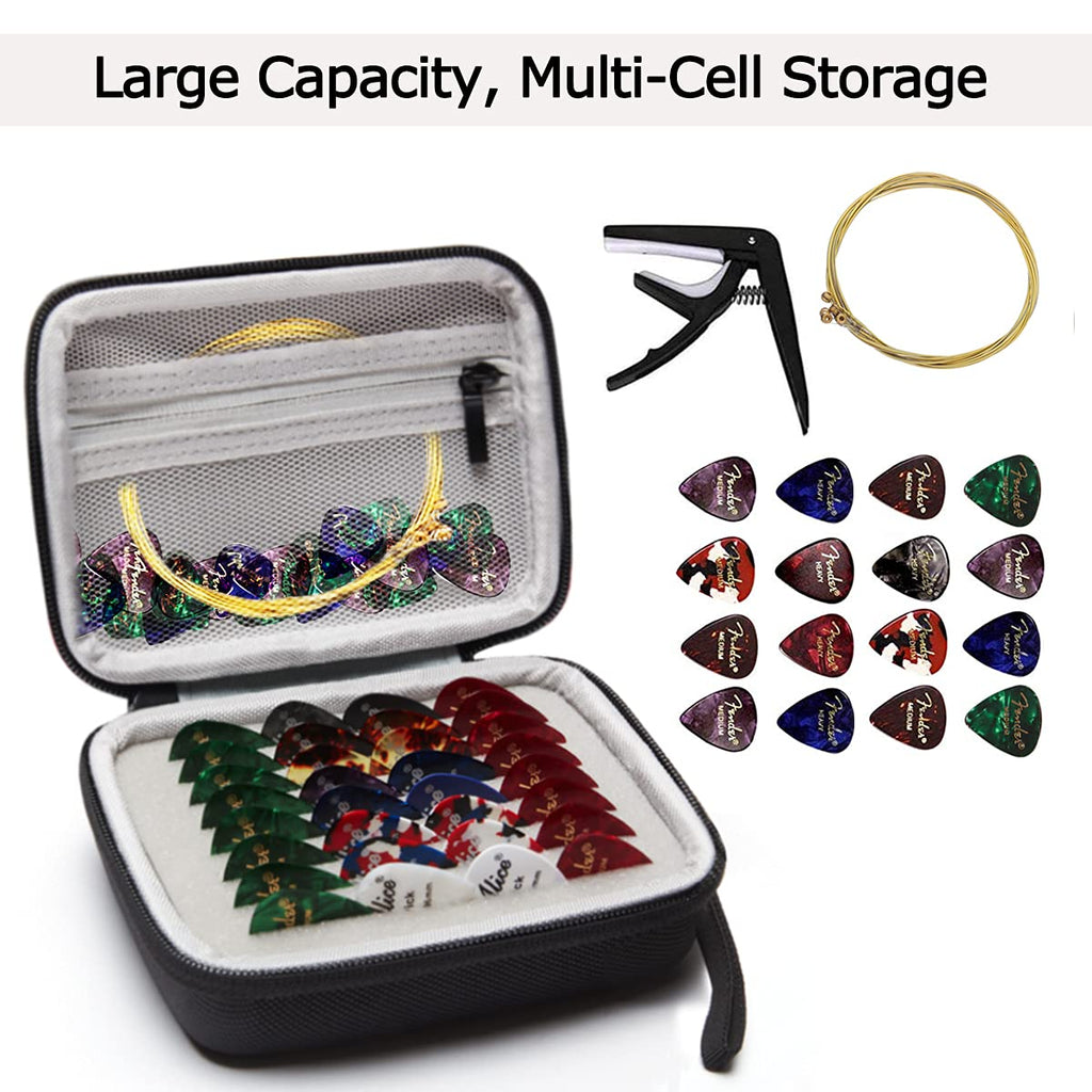 Guitar Pick Holder Case Black V193