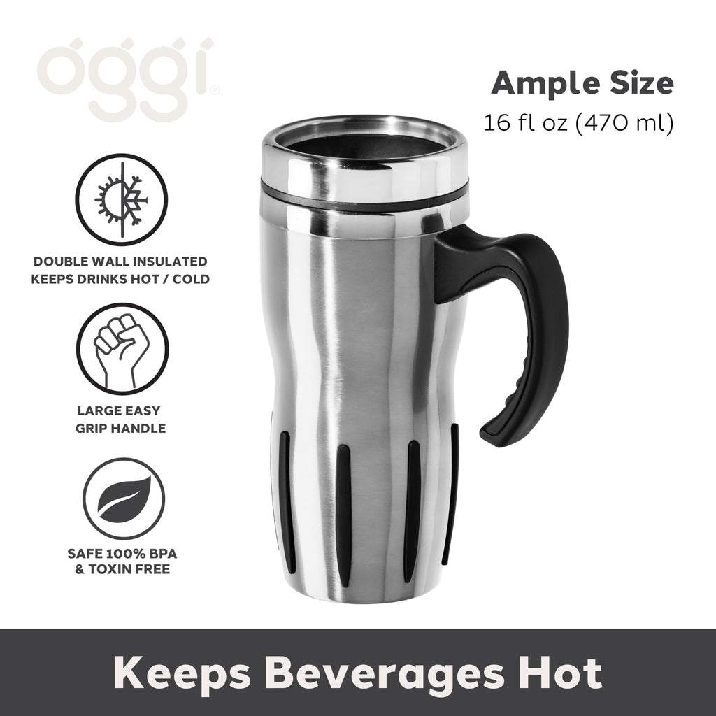 Stainless Steel Thermal Travel Mug 16oz S4254